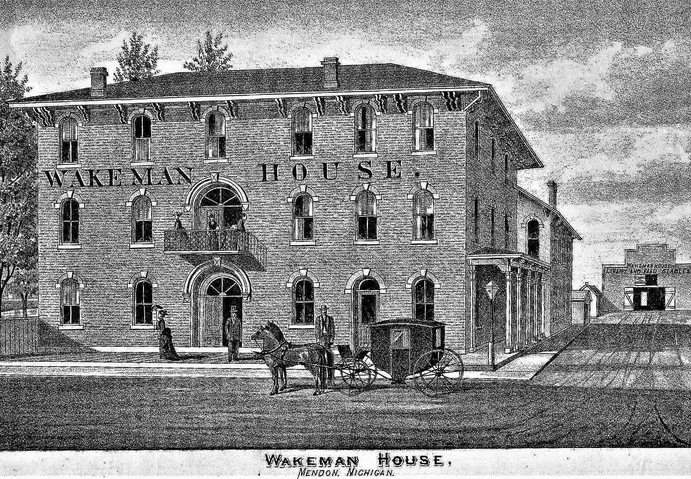 Wakeman House - From St Joseph County Historical Society Of Michigan (newer photo)